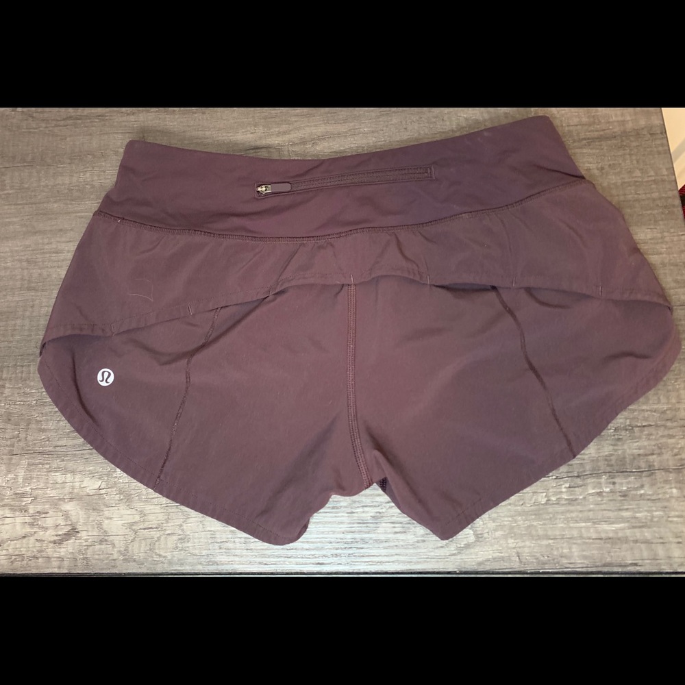 Dark Purple Lululemon Shorts